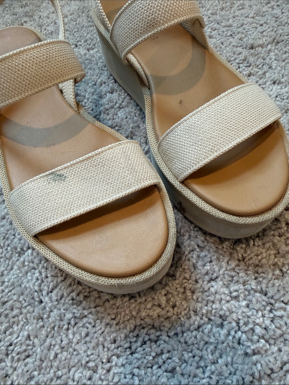 Rothy's Cream Slingback Dual-Strap Sandals - Picture 2 of 7